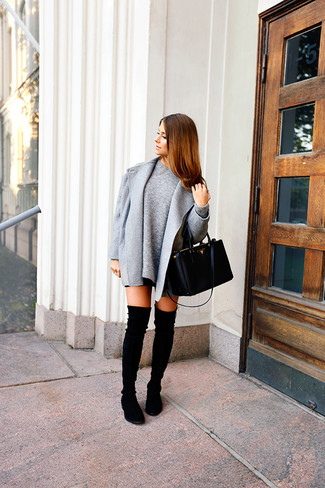 Long Sleeve Wool Blend Sweater