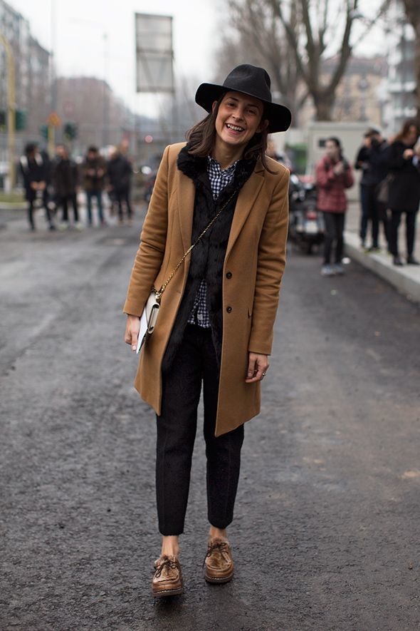 How To Wear Dress Pants With a Brown Coat | Women&39s Fashion
