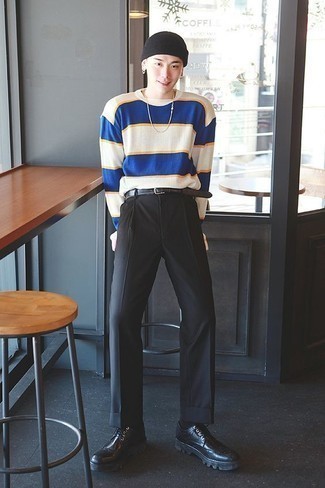 Jumper With Bold Stripe