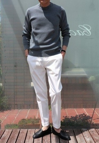 Solid Cotton Trousers