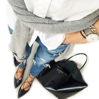 Two Way Zip Tote