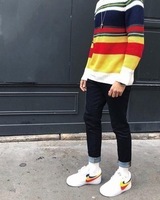 Yellow Stripe Sweater
