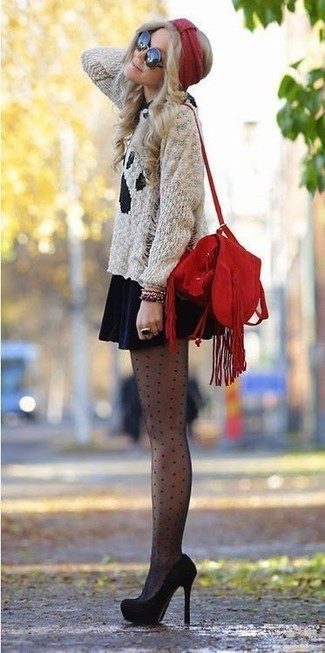 Black Polka Dot Tights Outfits (40 ideas & outfits)