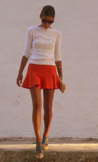Skater Skirt Red