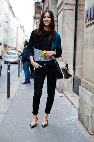 Le Skinny De Jeanne Mid Rise Jeans Black