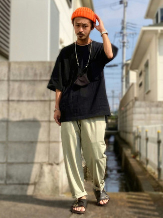Eddy Flat Front Chino Pants Olive