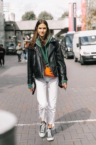 Orange Leather Crossbody Bag Outfits: 