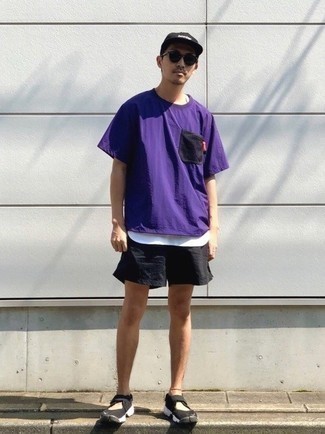 Purple Fons T Shirt