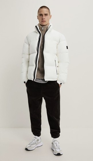 Puffer Jacket Outfits For Men: 