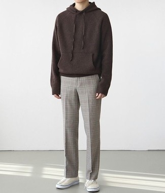Grey Check Tord Trousers