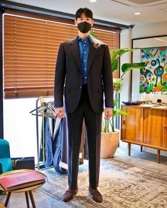 Robbie Extra Slim Fit Solid Wool Suit