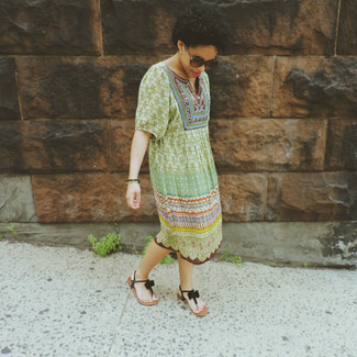 Olive Peasant Dress Outfits: 