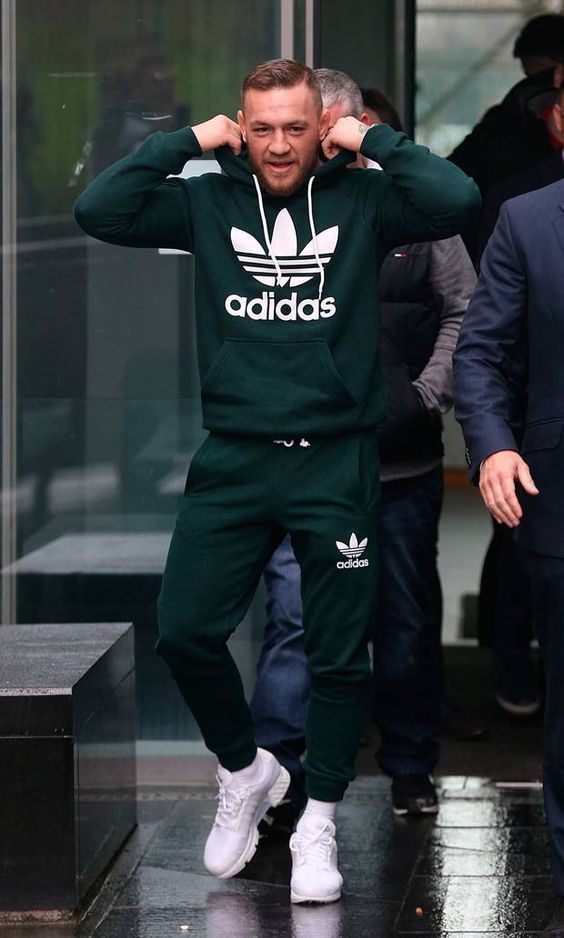 conor mcgregor green adidas hoodie