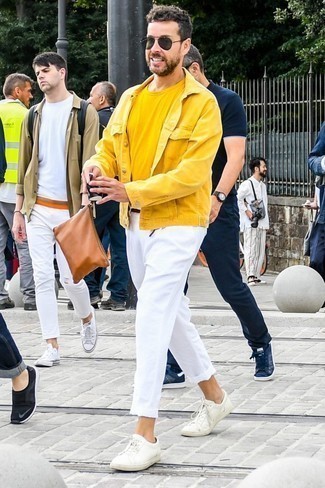 Yellow Ly Dyed Denim Jacket