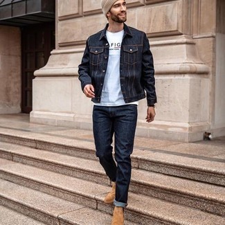 Elet Wolfeboro Collection Denim Outerwear, $108 | yoox.com | Lookastic
