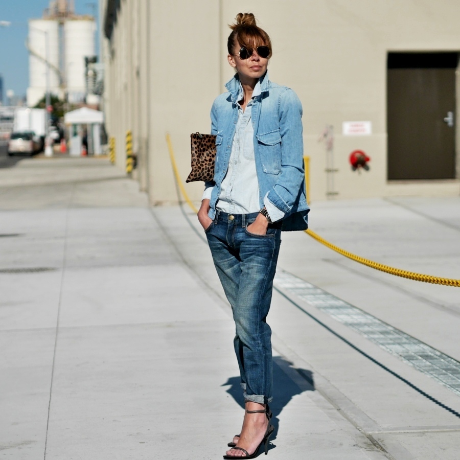 Denim jacket and denim jeans – Modern fashion jacket photo blog