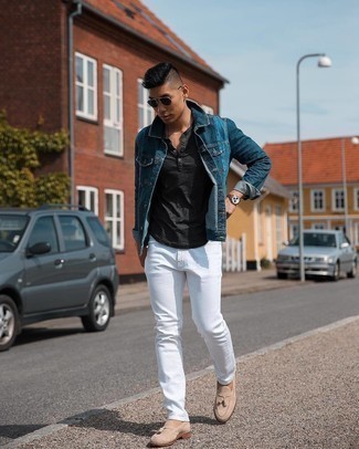 Shoreditch White Skinny Fit Jeans