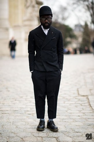 Black Baseball Cap Dressy Outfits For Men: 