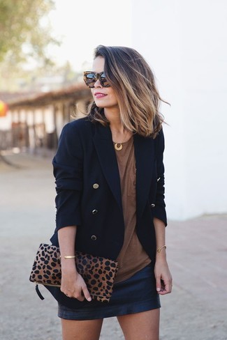 Double Breasted Structured Blazer