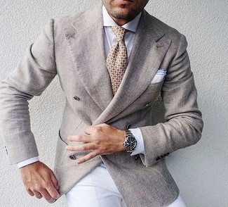 Double Breasted Camel Hair Blazer