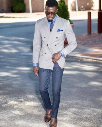 formal shoes with blue pants