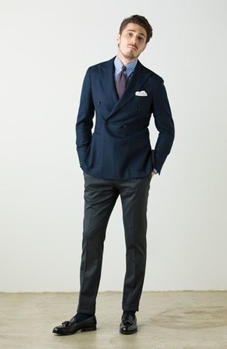 Double Breasted Cortina Sportcoat Blue