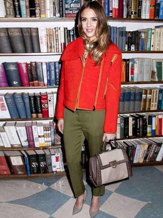 Olive Dress Pants Outfits For Women: 