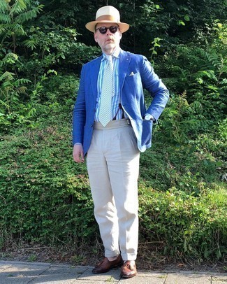 Blue Blazer Outfits For Men After 40: 