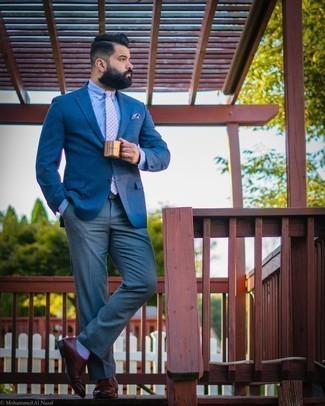 Pink Print Pocket Square Outfits: 