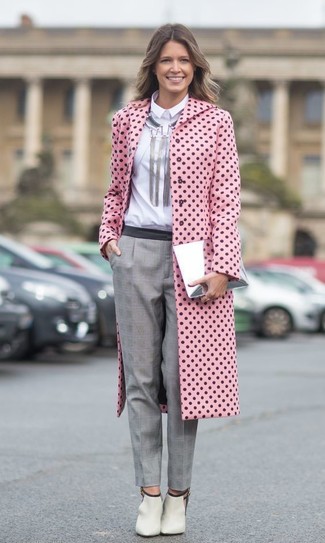 Polka Dot Outerwear Outfits For Women: 