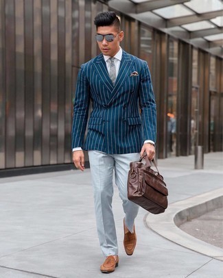 Grey Tie Outfits For Men: 