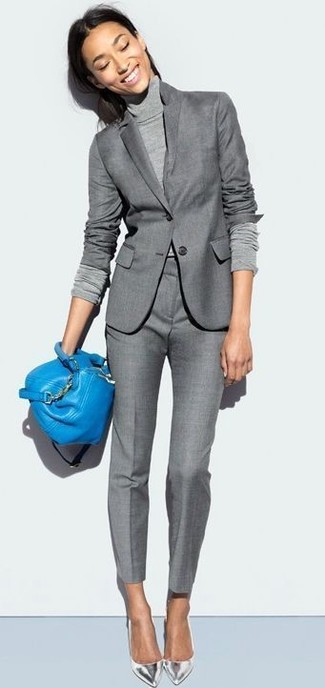 Charcoal Dress Pants Outfits For Women: 