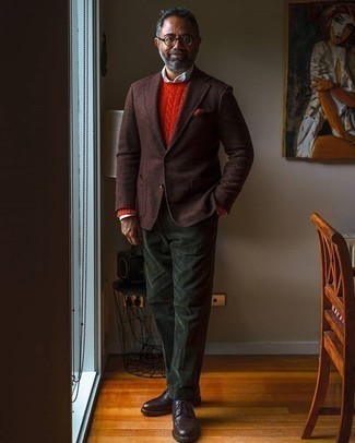 Red Pocket Square Outfits After 50: 