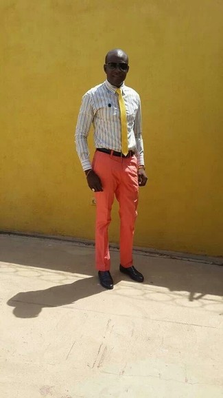 How to Wear Yellow Dress Pants (5 looks) | Men's Fashion