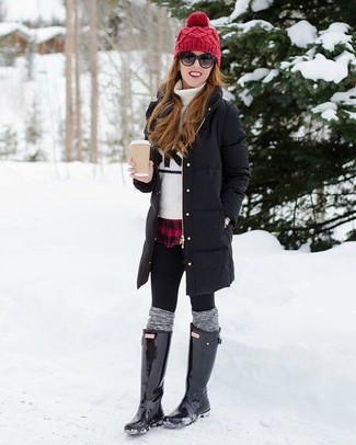 Grey Knee High Socks Outfits For Women: 