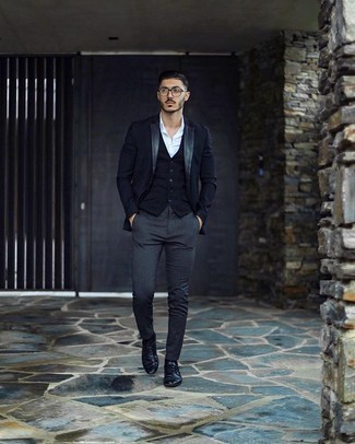 Charcoal Chinos Dressy Outfits: 