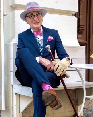 Hot Pink Socks Outfits For Men After 60: 