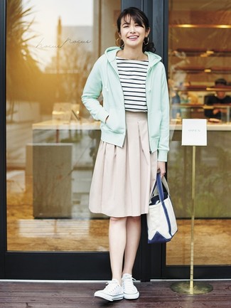 Mint Hoodie Outfits For Women: 