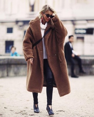 Brown Fur Coat Outfits 54 Ideas, Dark Brown Mink Trench Coat