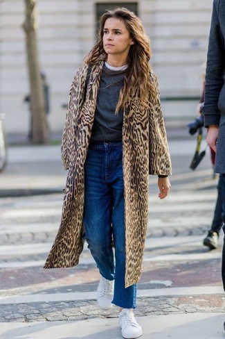 Charlotte Leopard Faux Fur Coat