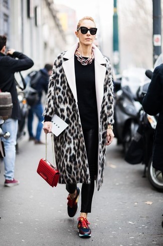 Leopard Faux Fur Coat