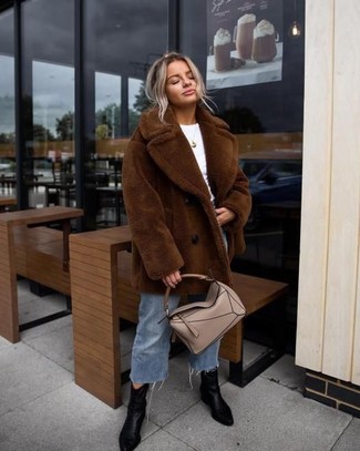 Brown Fur Coat Outfits 54 Ideas, Dark Brown Fur Coat Outfit