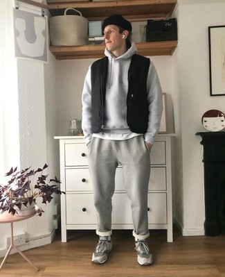Grey Dyed Zip Up Sweater