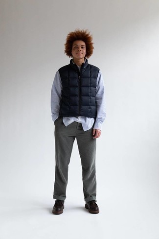 Stand Collar Quilted Gilet