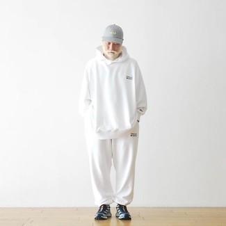 White Track Suit Outfits For Men: 