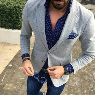 Single Breasted Cashmere Wool Blazer