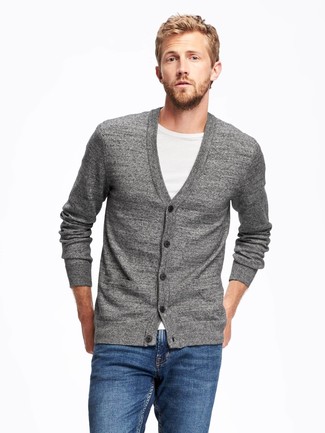 Button Up Ribbed Cardigan