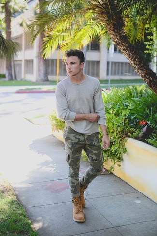 Cargo Pants In Camo With