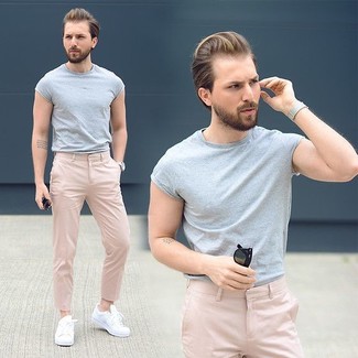 Pink Illusions Straight Fit Trousers
