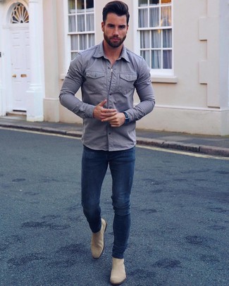 skinny jeans smart casual